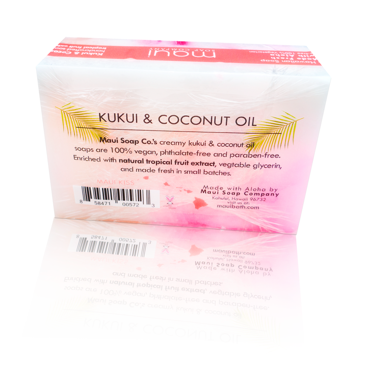 Maui Kiss Bar Soap with Kukui & Coconut Oil 6oz - She Won This