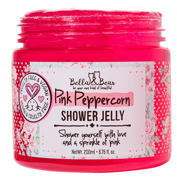 Pink Peppercorn Shower & Bath Jelly – Hand & Body Wash (6.7oz) 🌸