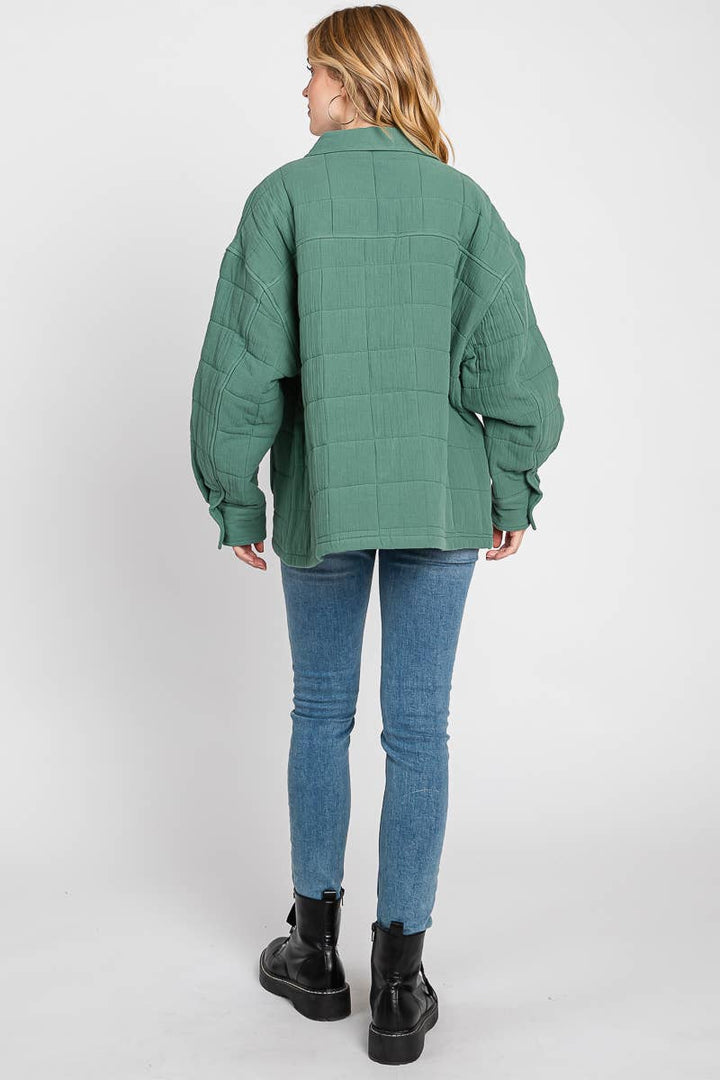 Quilted Puffer Cotton Jacket - She Won This