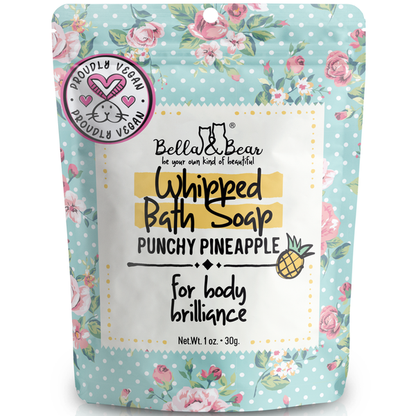 Pineapple Whipped Bath Soap Body Wash - Travel Size - 1oz