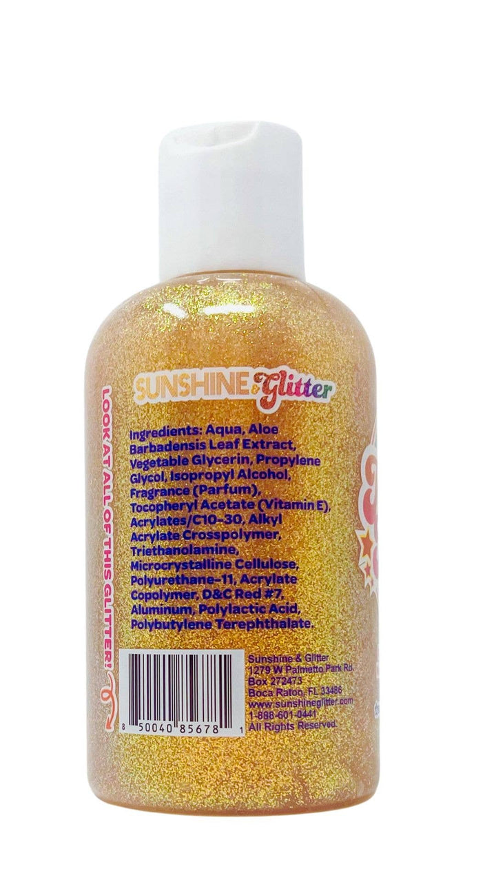 Totally Fun After Sun Glitter Aloe Body Gel 6 oz – Watermelon Lemonade Scent - She Won This