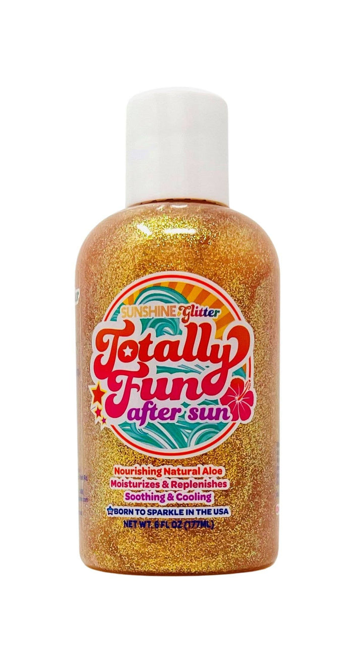 Totally Fun After Sun Glitter Aloe Body Gel 6 oz – Watermelon Lemonade Scent - She Won This