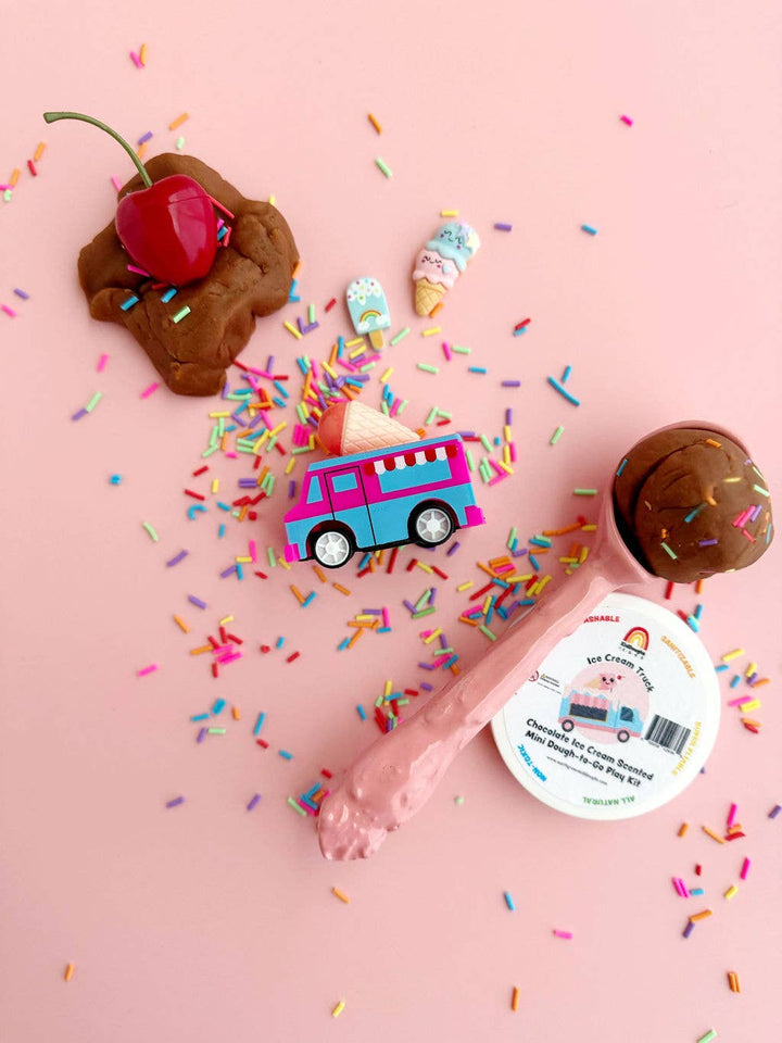 Ice Cream Truck Mini Dough-To-Go Play Kit - She Won This