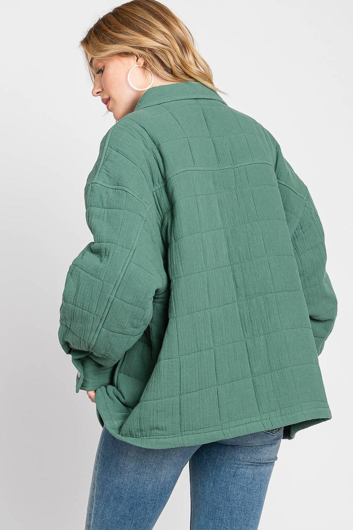 Quilted Puffer Cotton Jacket - She Won This