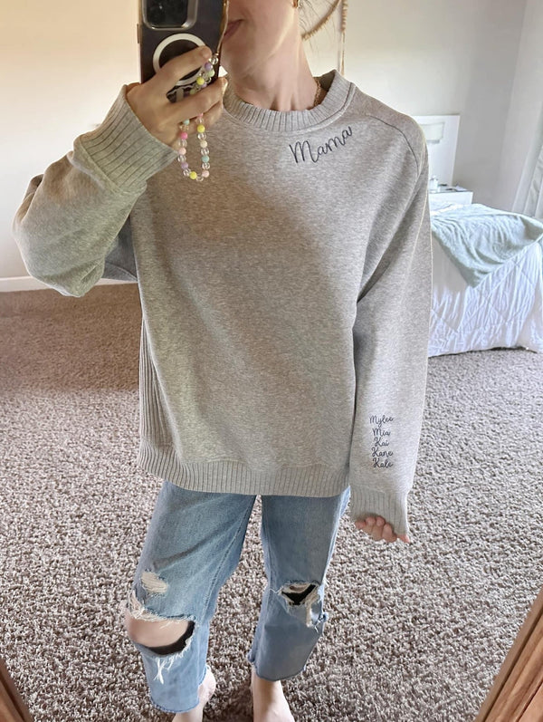 Mother's Day Custom Lux Sweatshirt