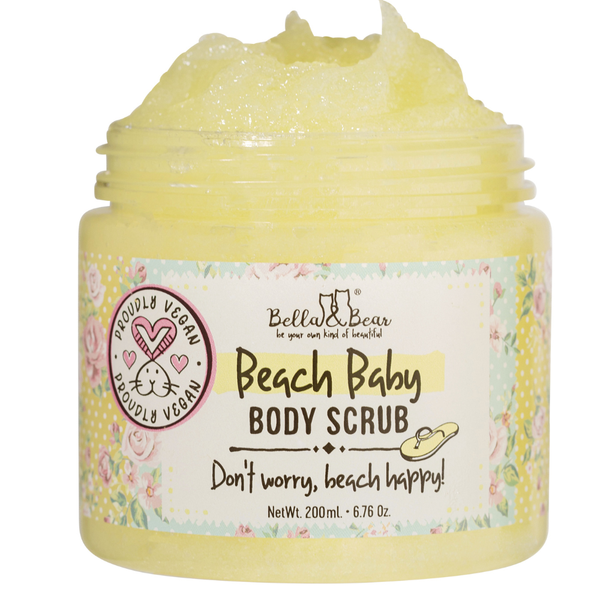 Beach Baby Body Scrub (6.7oz) – Vegan & Cruelty-Free 🏖️