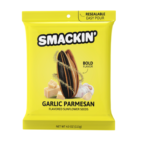 SMACKIN' Garlic Parmesan Sunflower Seeds