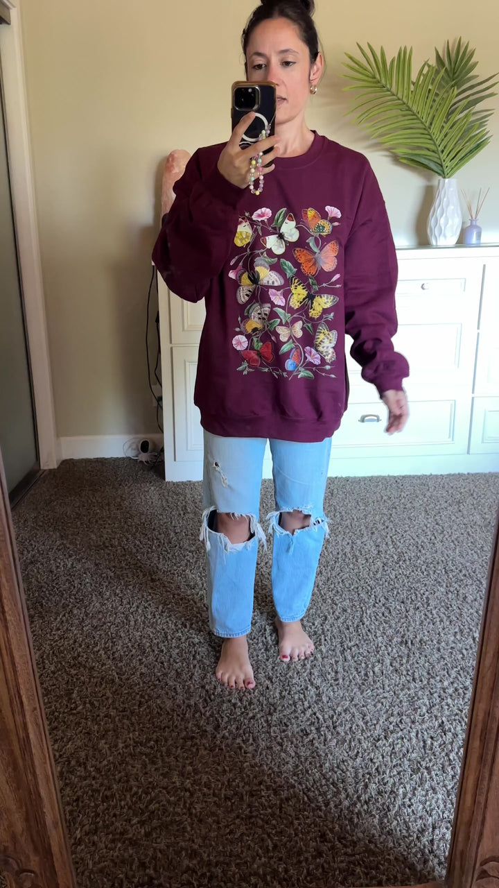 Butterfly Garden Sweatshirt